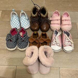Size 1, 2 and 3 Baby girl shoes (all)